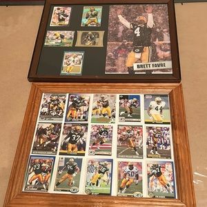 Framed Collector Cards And Game Photo